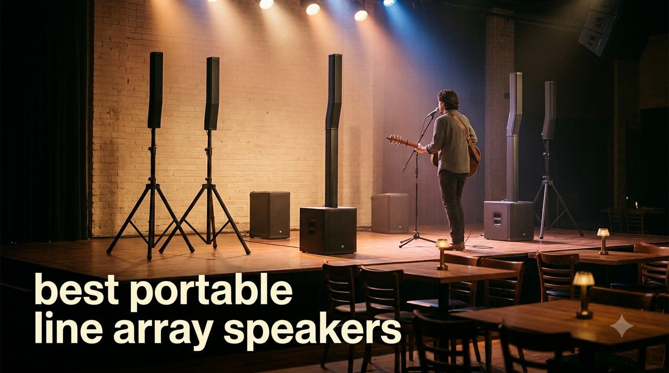best portable line array speakers