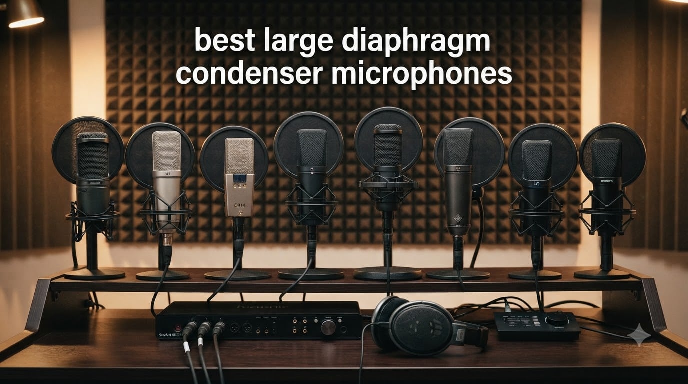best large diaphragm condenser microphones