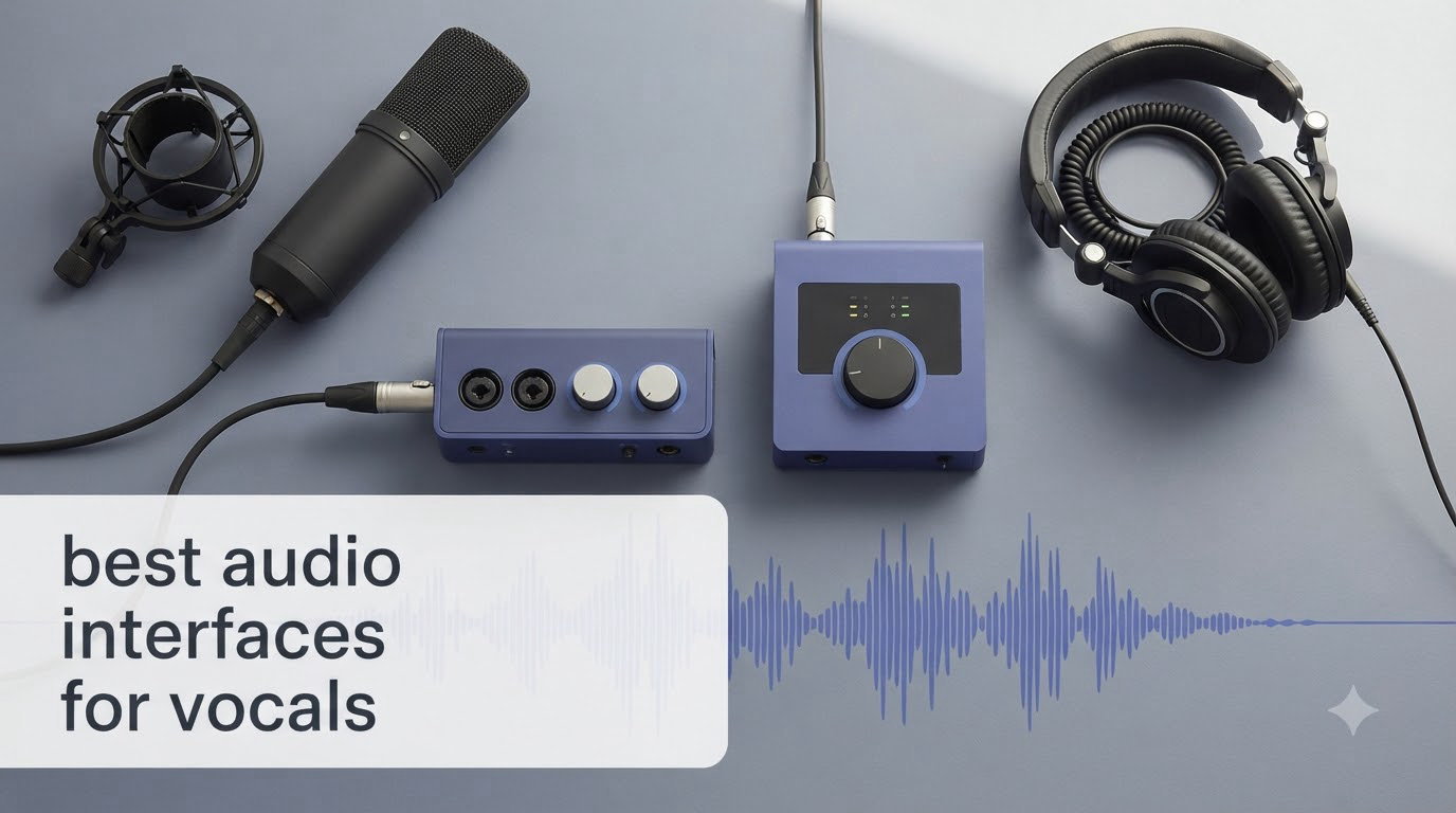 best audio interfaces for vocals