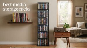 best media storage racks