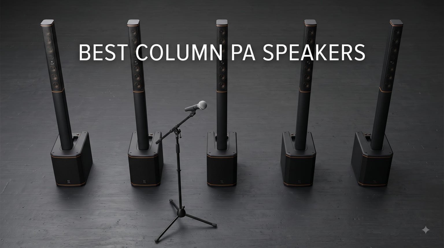 best column pa speakers