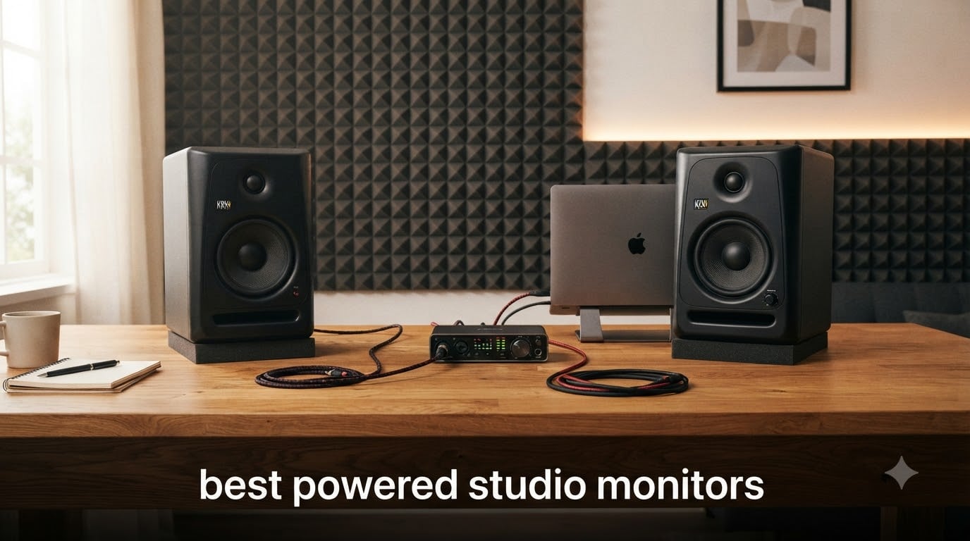 best powered studio monitors