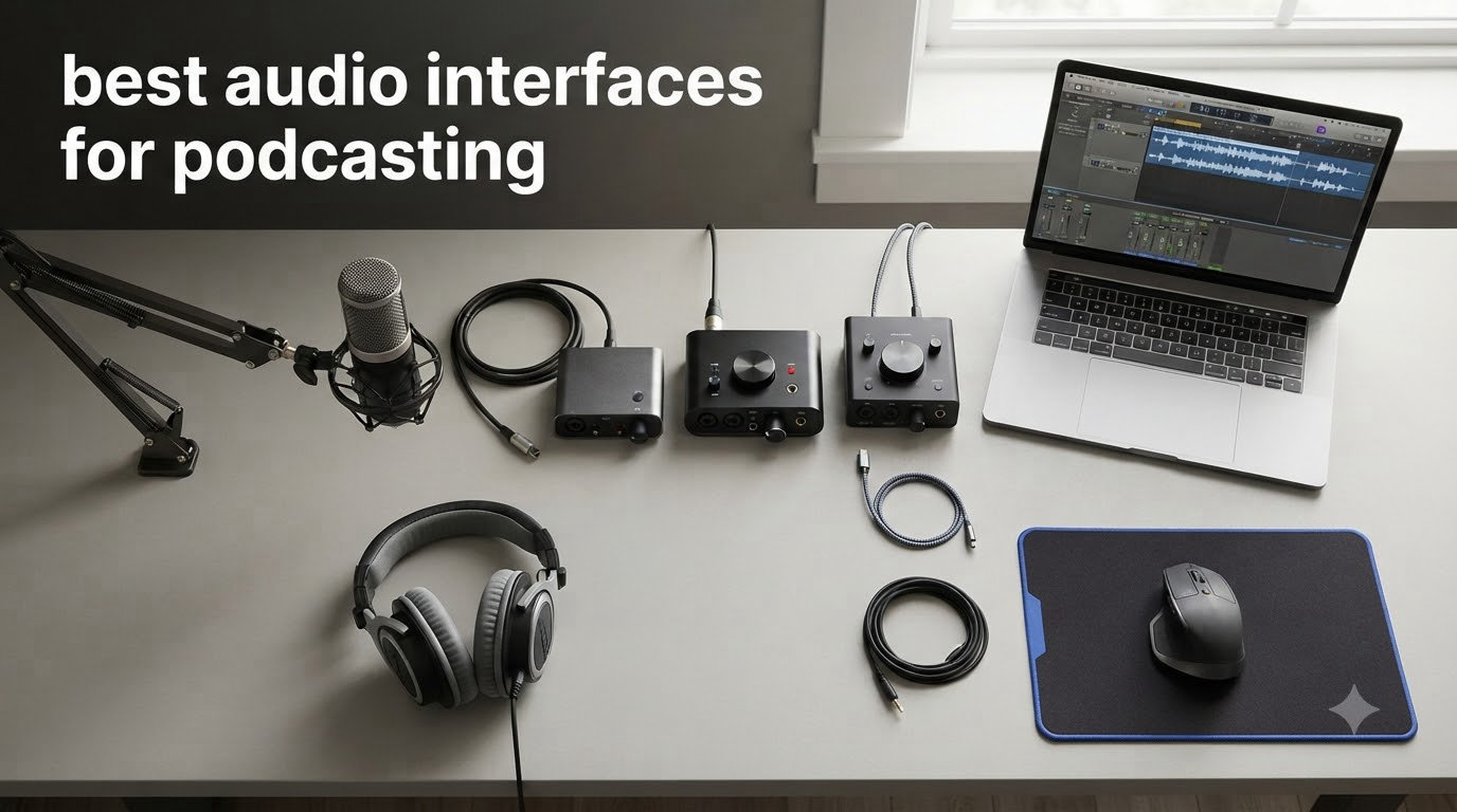 best audio interfaces for podcasting