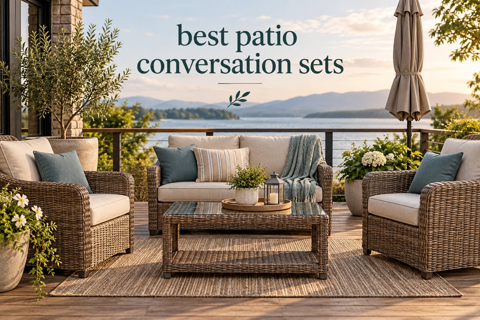 best patio conversation sets